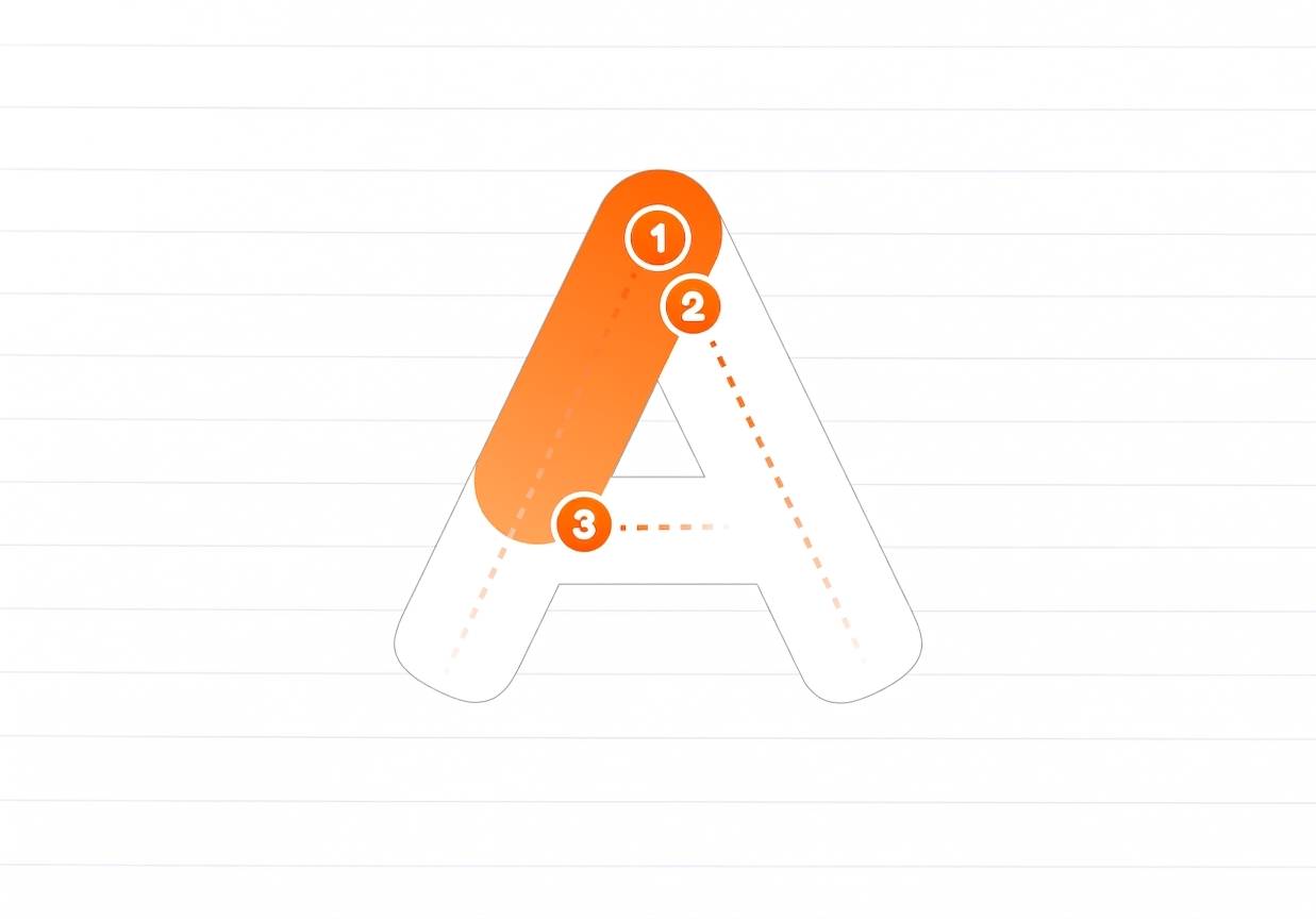 Trace a Capital Letter